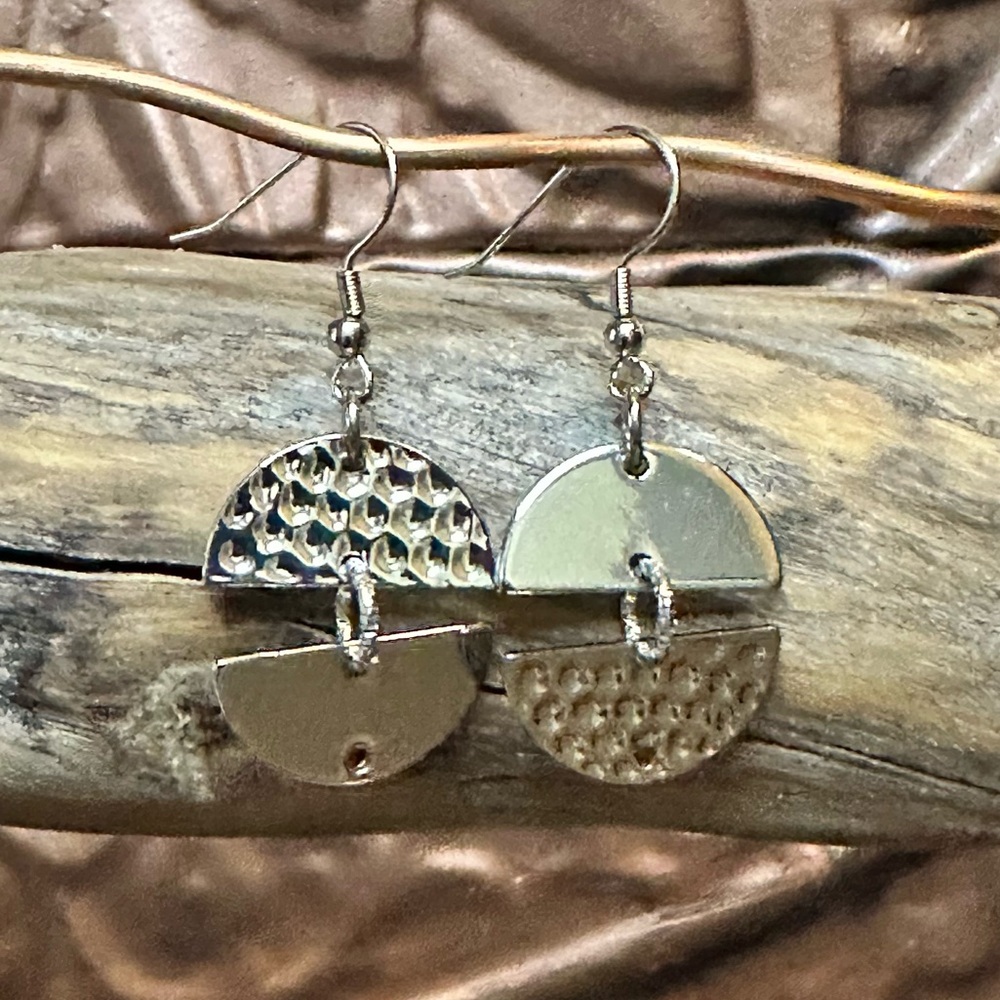 Elegant Gold-Tone Dangle Earrings